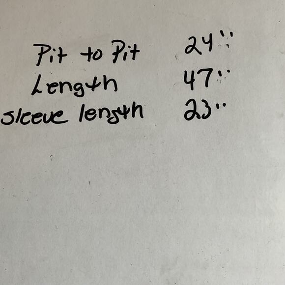 Derek Heart Rust Brown Open Front Distressed edges Long XL - Picture 9 of 9